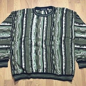 Protege crewneck coogi textured pullover sweater